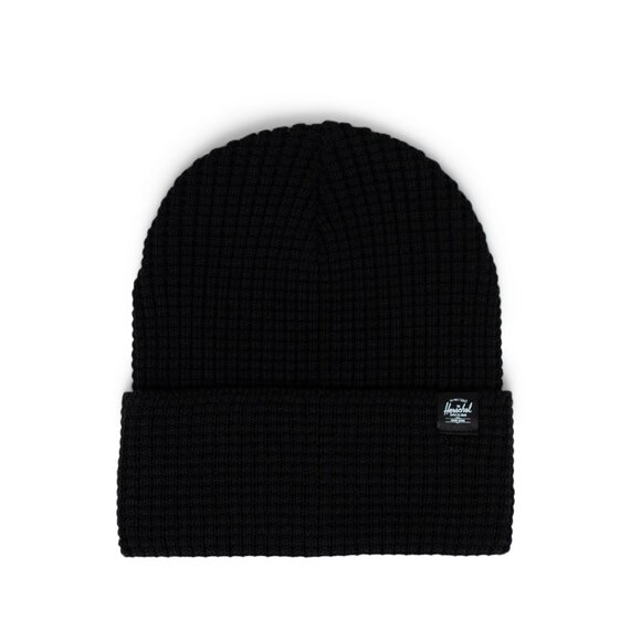 Hershel Supply Co BLAKELY BEANIE waffle knit beanie NWT women’s hat black - Picture 1 of 1
